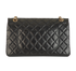 Reissue Classic Flap, &pound;2,950, Handbags, Black, Leather, Back view